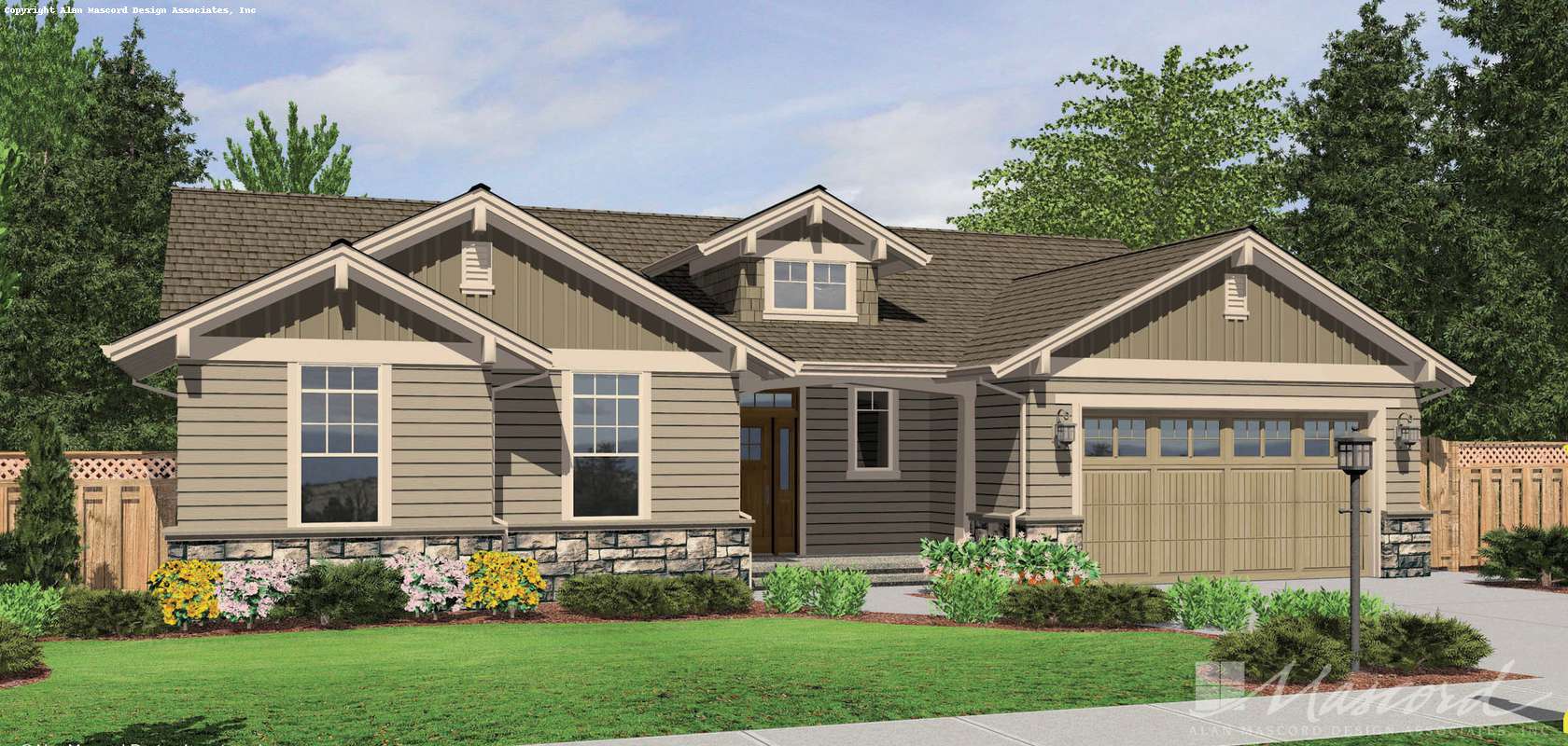 Mascord House Plan B1149C: The Avondale