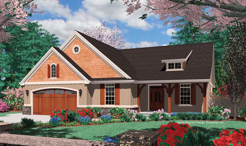 Mascord House Plan 1150: The Lindley