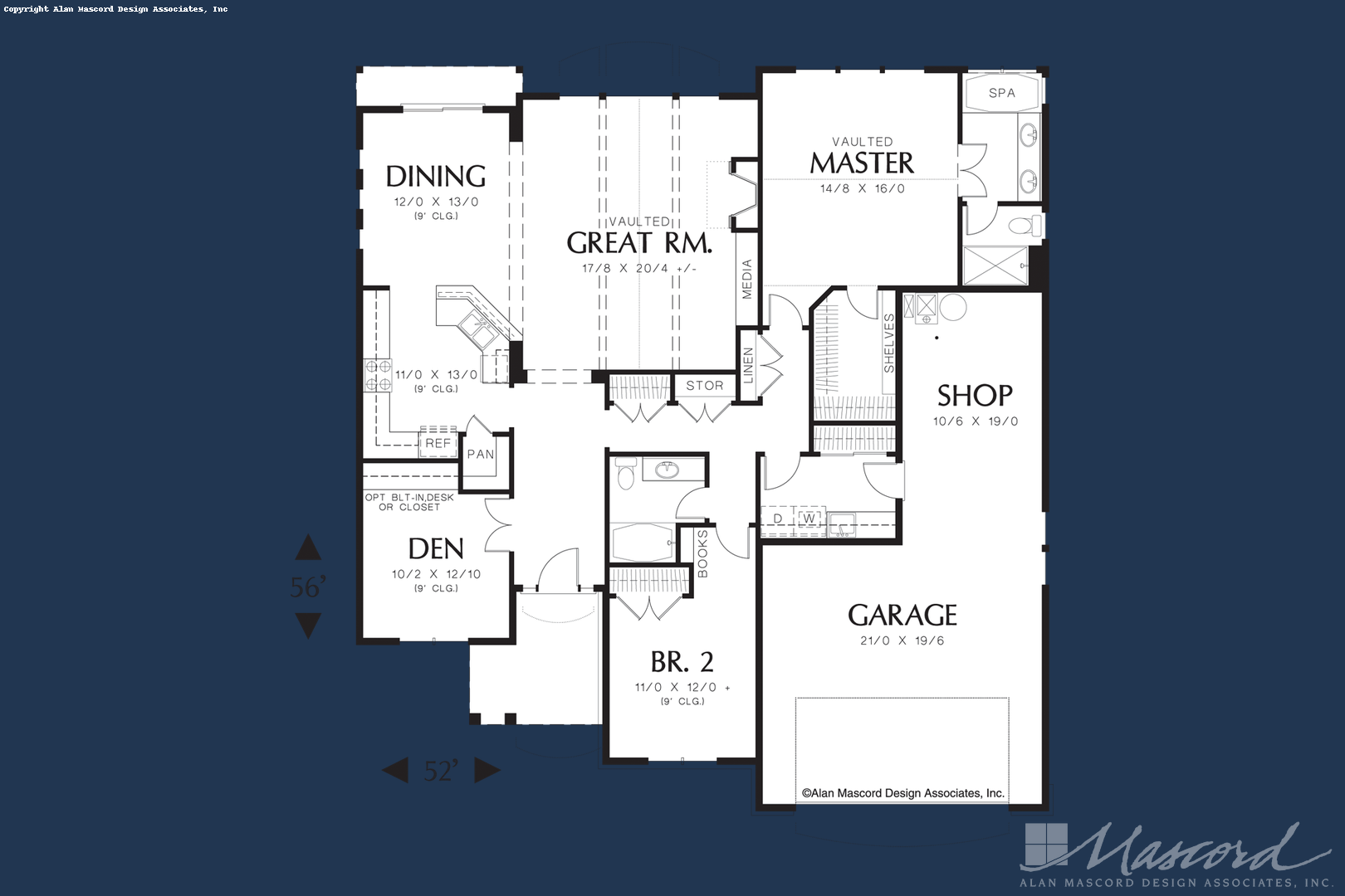 Craftsman House Plan 1150A The Calloway 1902 Sqft 3 Beds 2 Baths