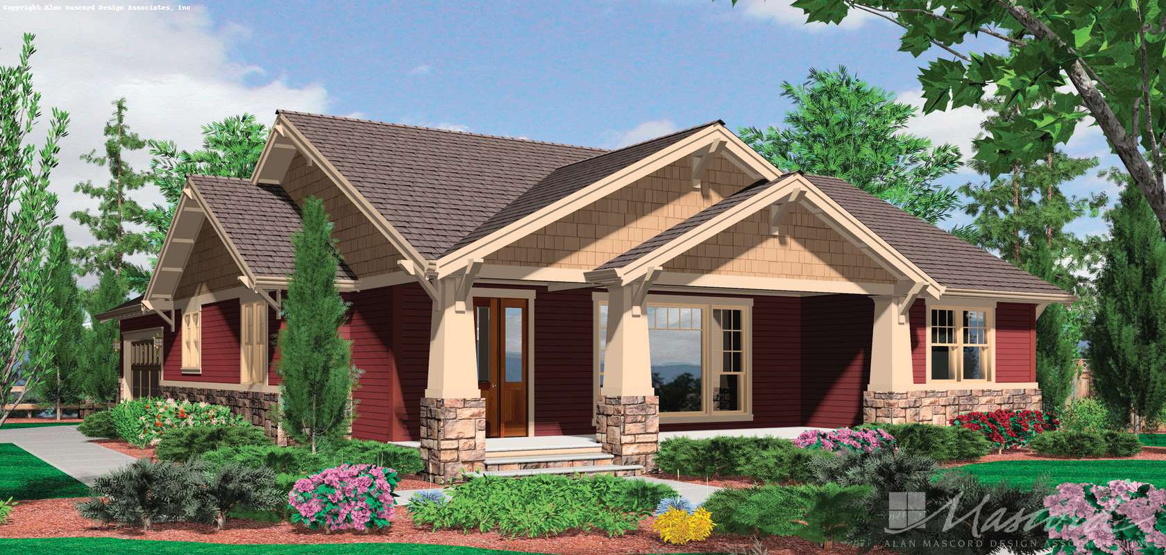 Mascord House Plan B1154: The Ellington