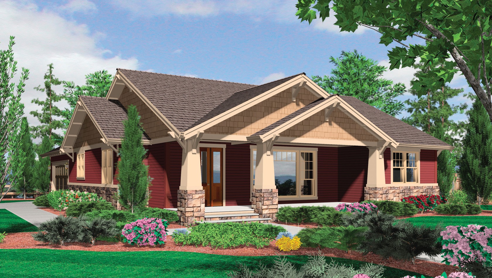 Main image for house plan 1154: The Ellington