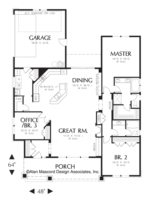 House Plan 1154 The Ellington