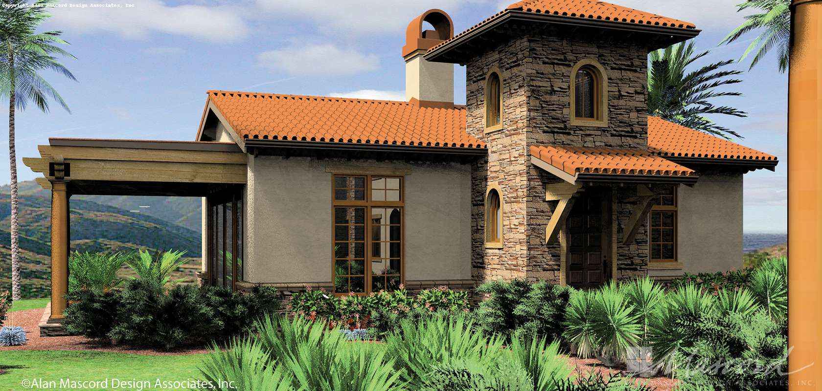 Mascord House Plan B1157: The
