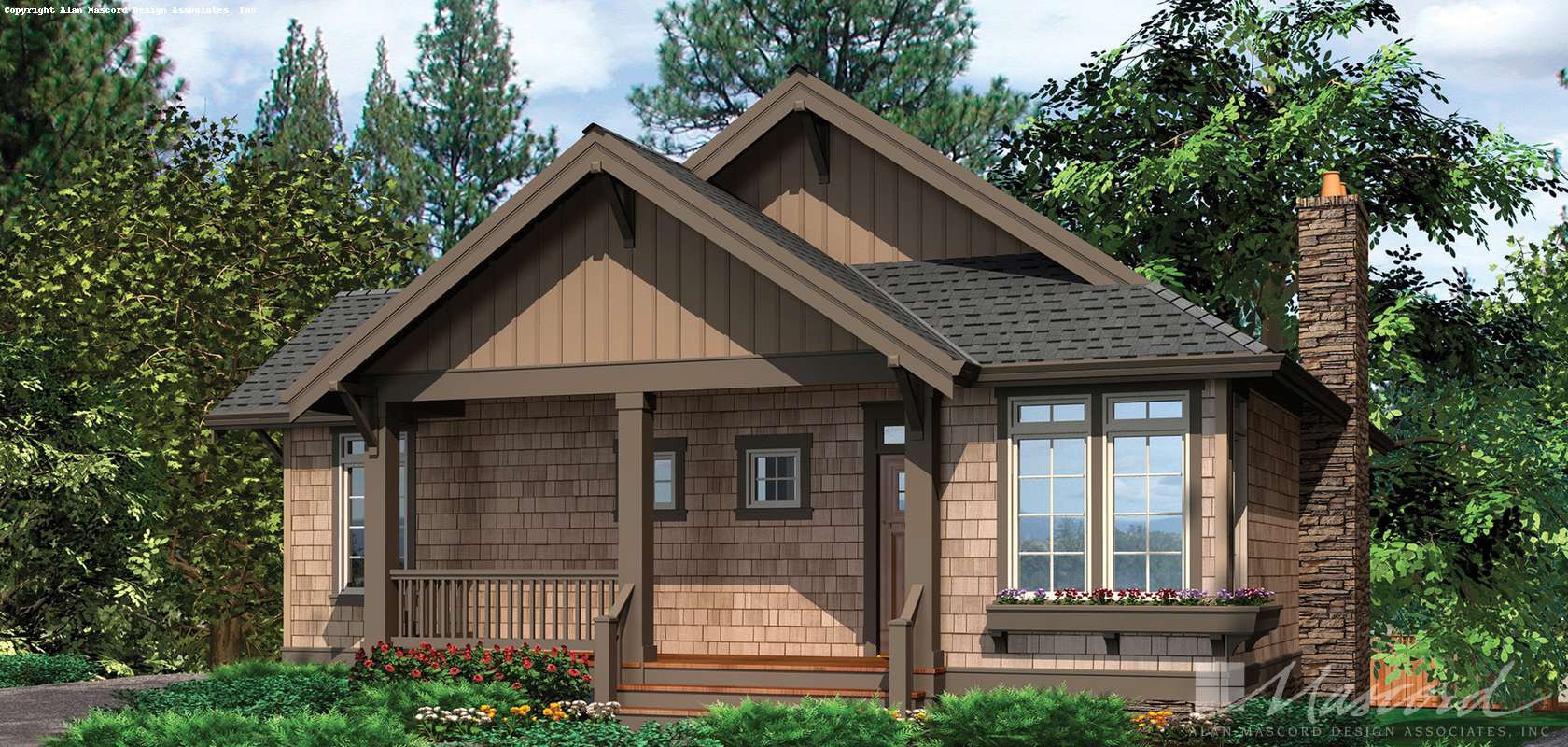 Mascord House Plan 1158: The Abery