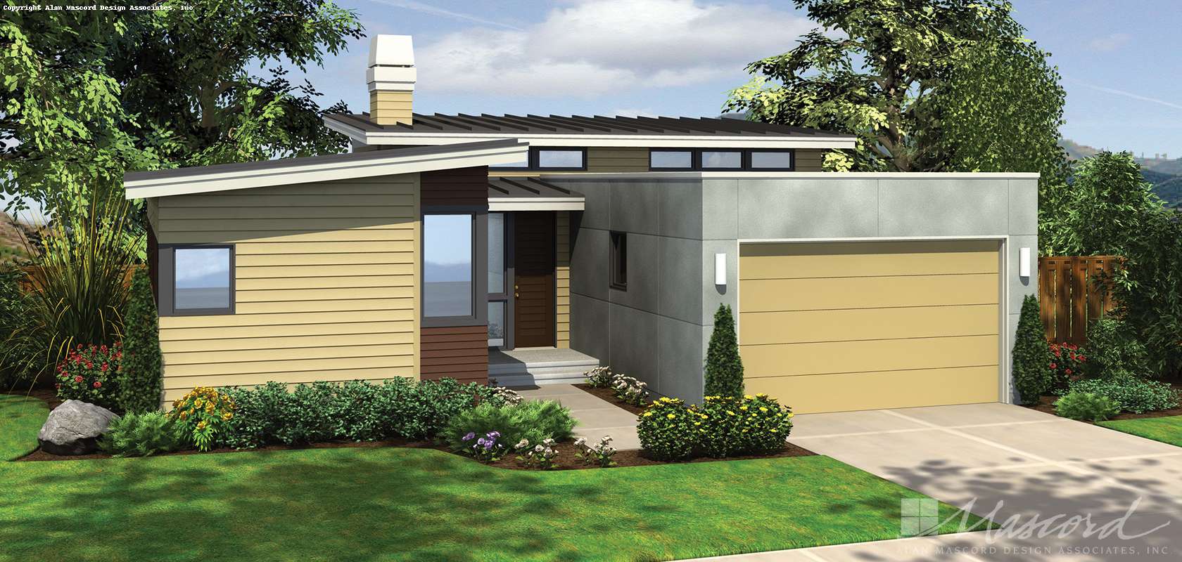 Mascord House Plan 1159: The Berkley