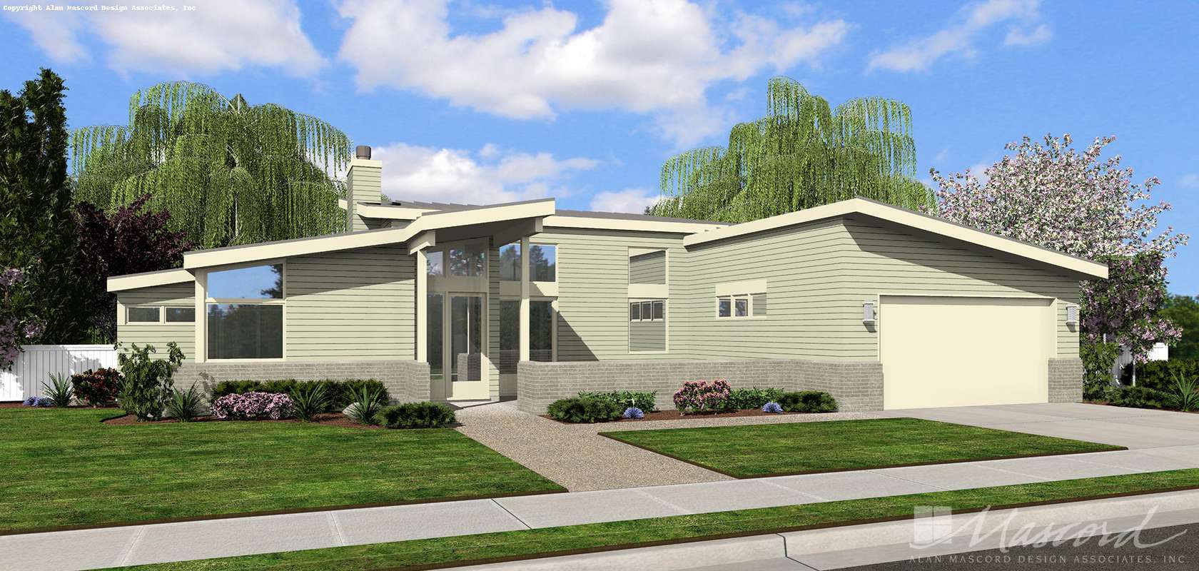Mascord House Plan 1163: The Westside