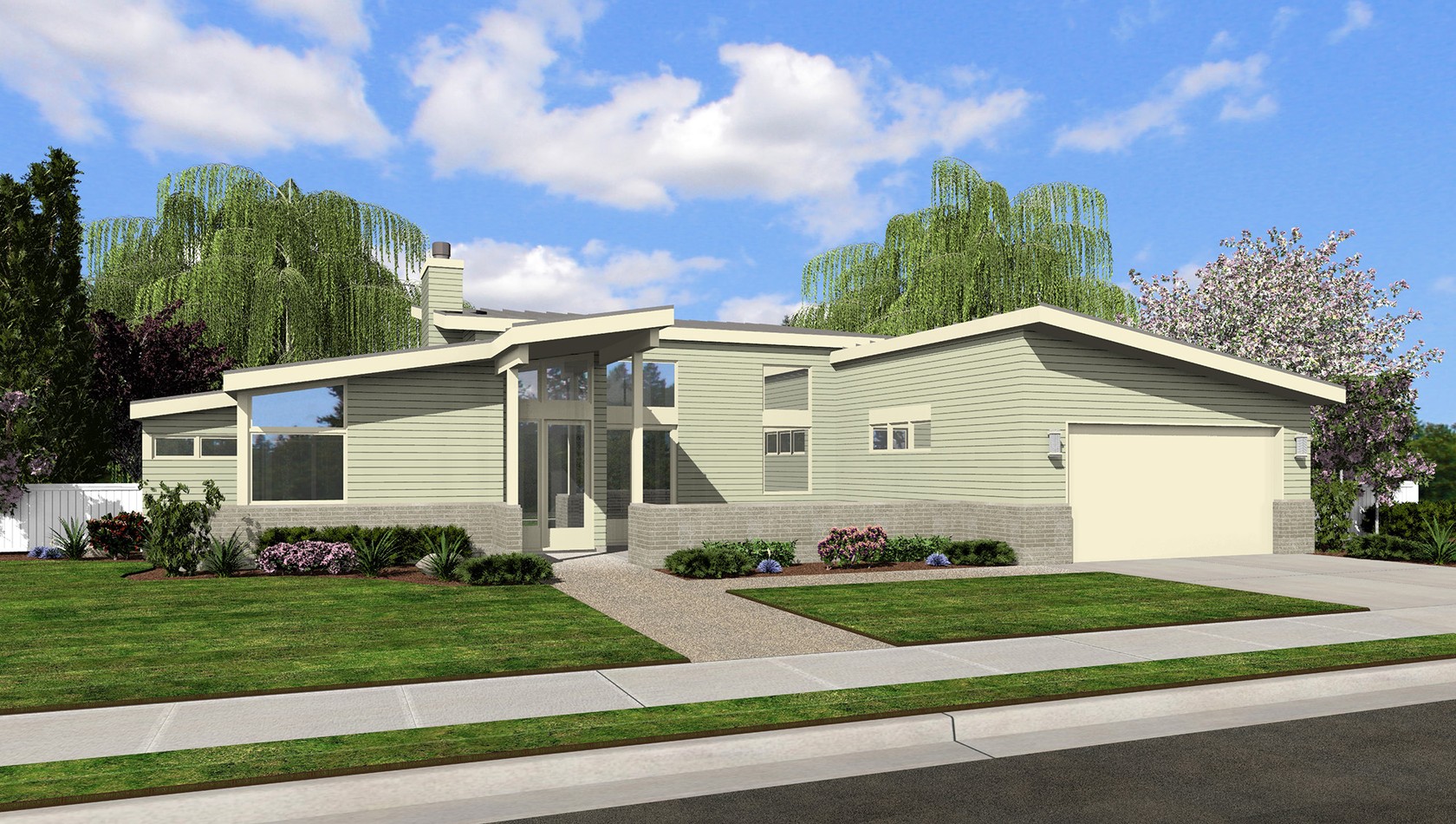 Mascord House Plan 1163: The Westside