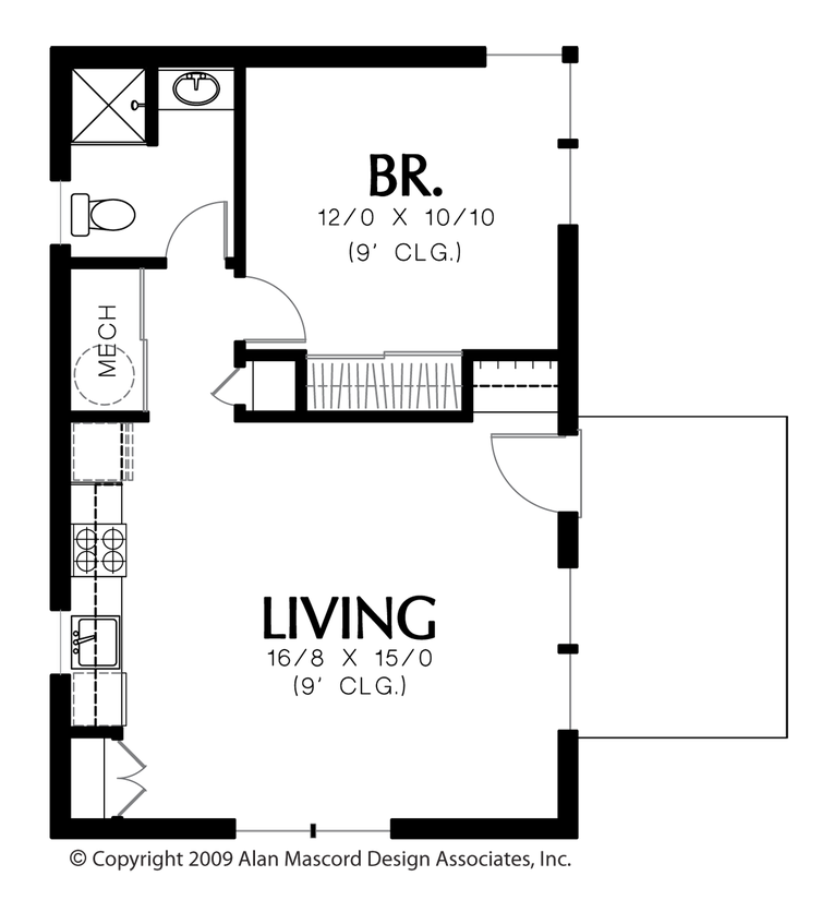 House Plan 1165 The Squirrel