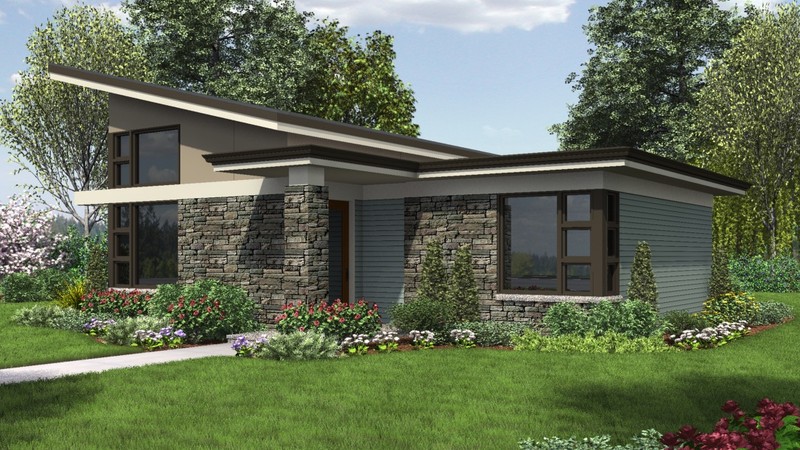 4 Home Plans with the Midcentury Modern Look