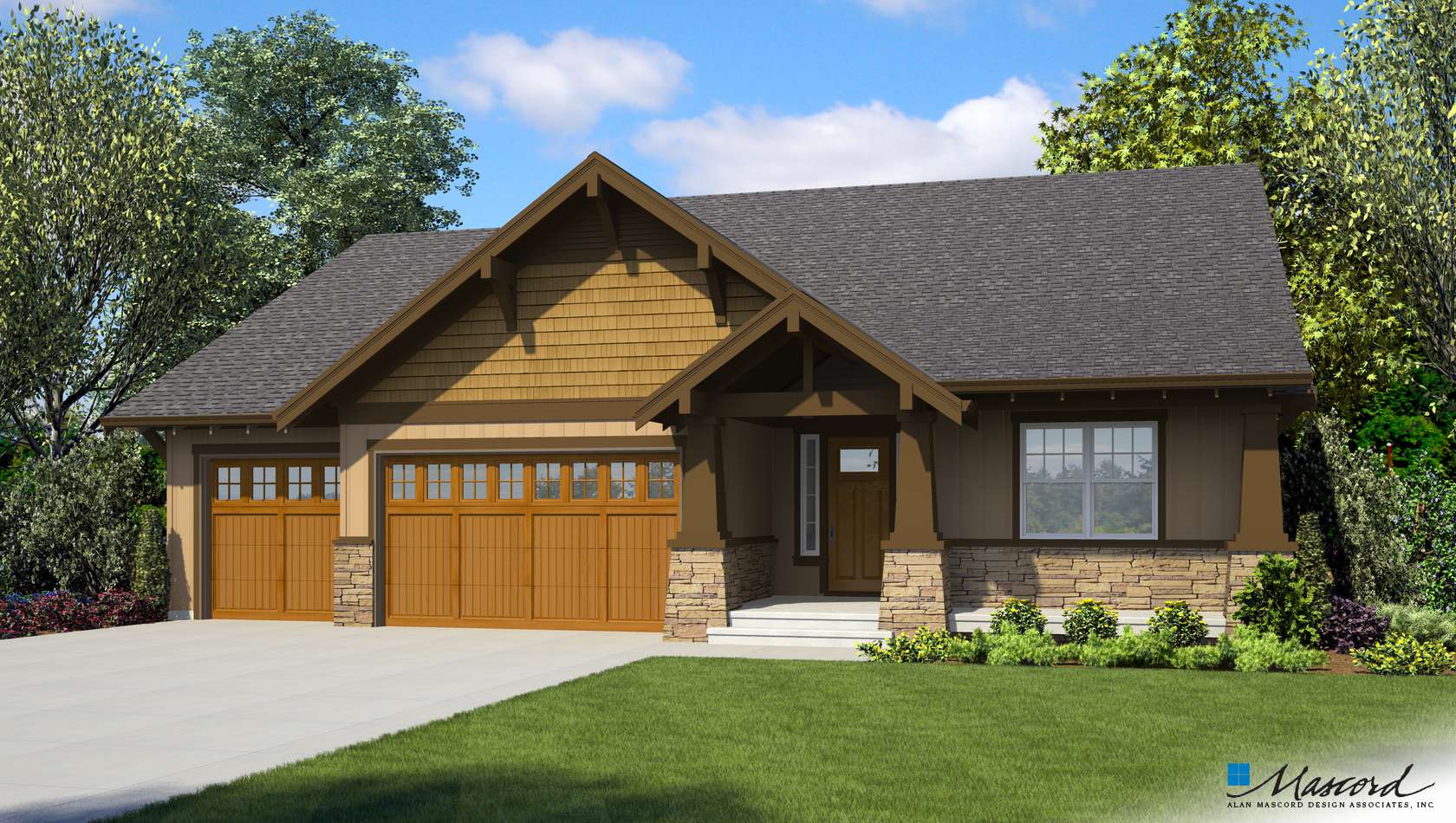 Main image for house plan 1168A: The Americano