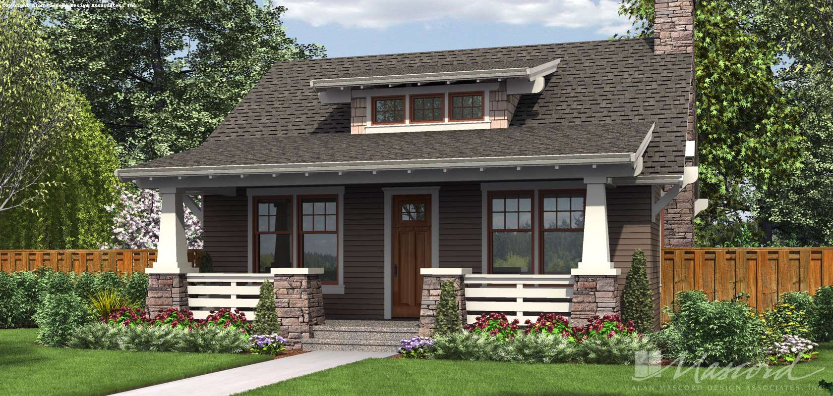 Mascord House Plan 1176: The Aumsville