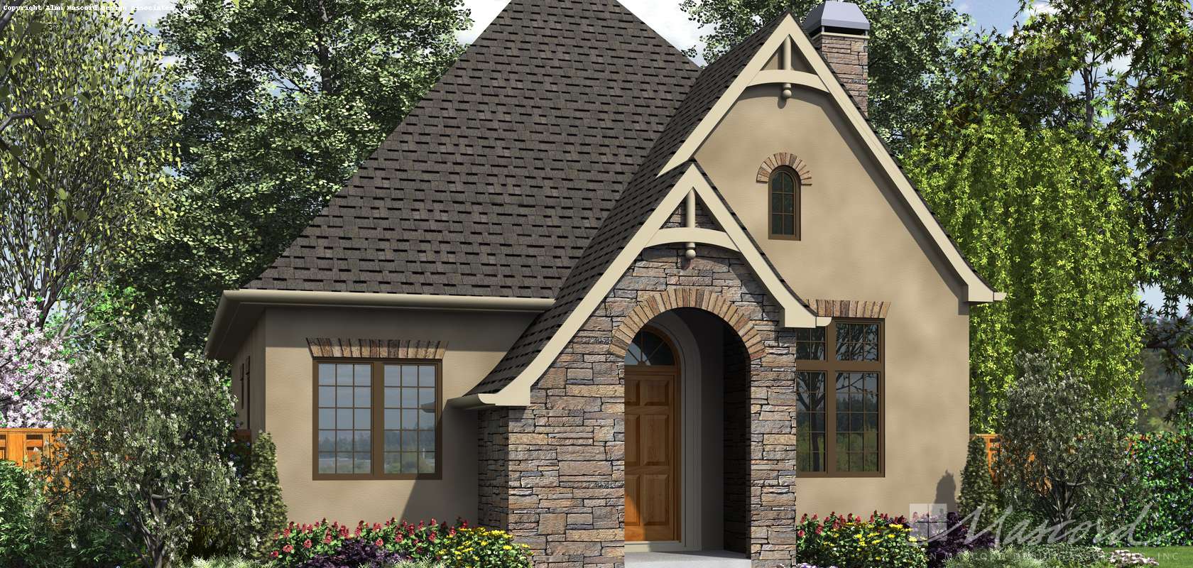 Mascord House Plan 1176A: The Cecil