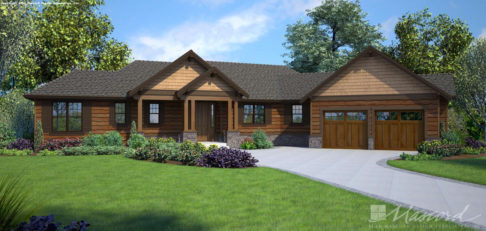 Mascord House Plan 1177A: The Haich