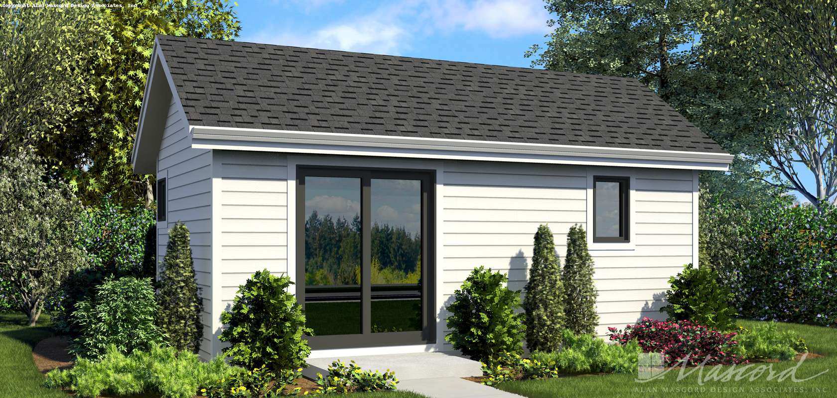 Mascord House Plan 1181B: The Moreno
