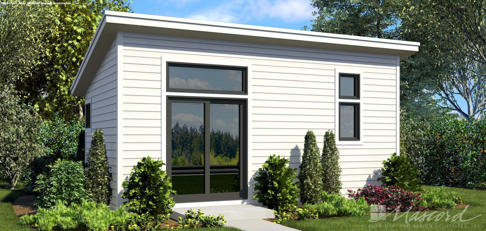 Mascord House Plan 1181BA: The Montague