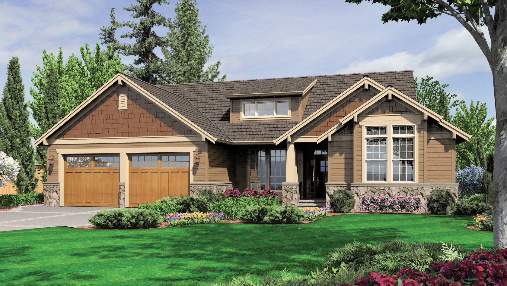 Main image for house plan 1201J: The Dawson