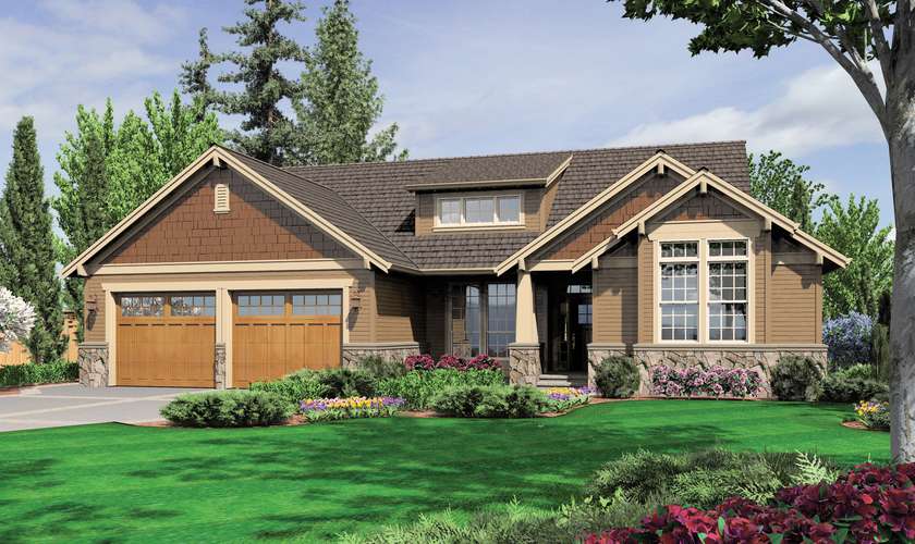 Craftsman House Plan 1201J The Dawson 2964 Sqft, 4 Beds, 3 Baths