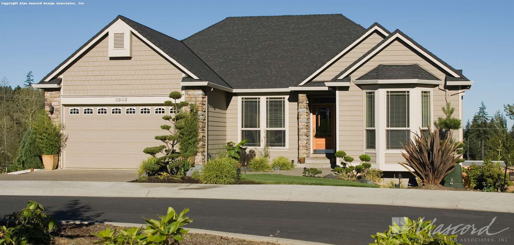 Mascord House Plan 1201: The Alden