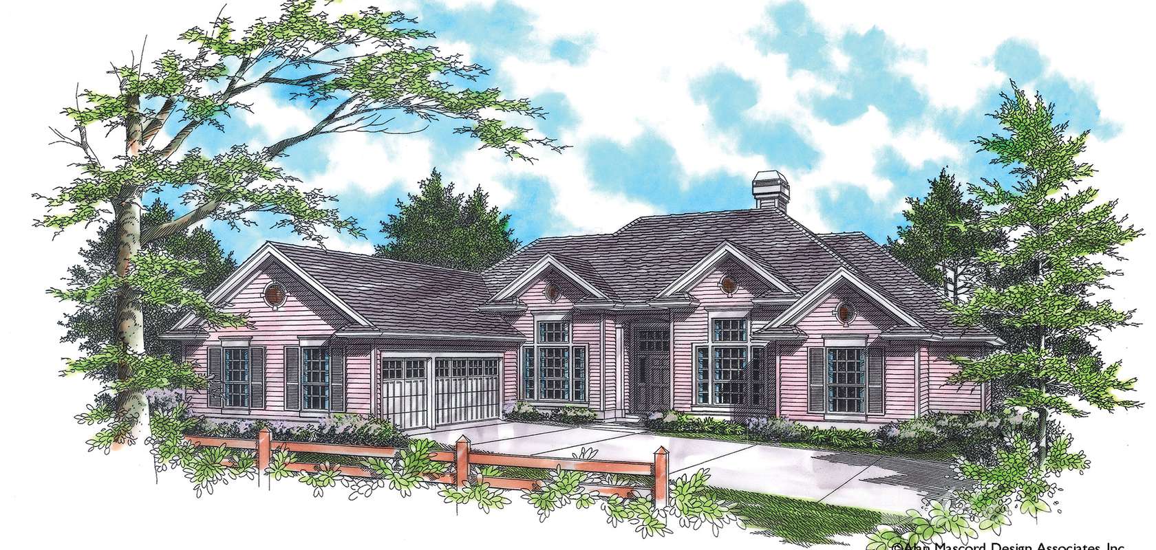 Mascord House Plan B1214: The Ellendale