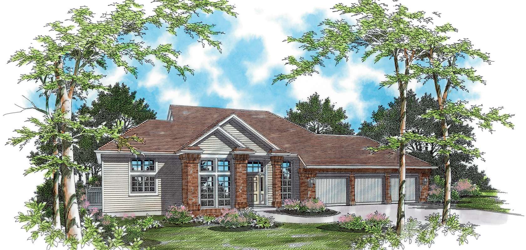 Mascord House Plan 1215: The Earlington