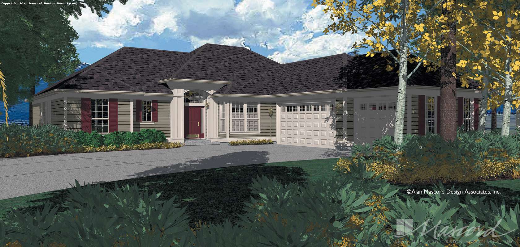 Mascord House Plan 1216: The Shawnee
