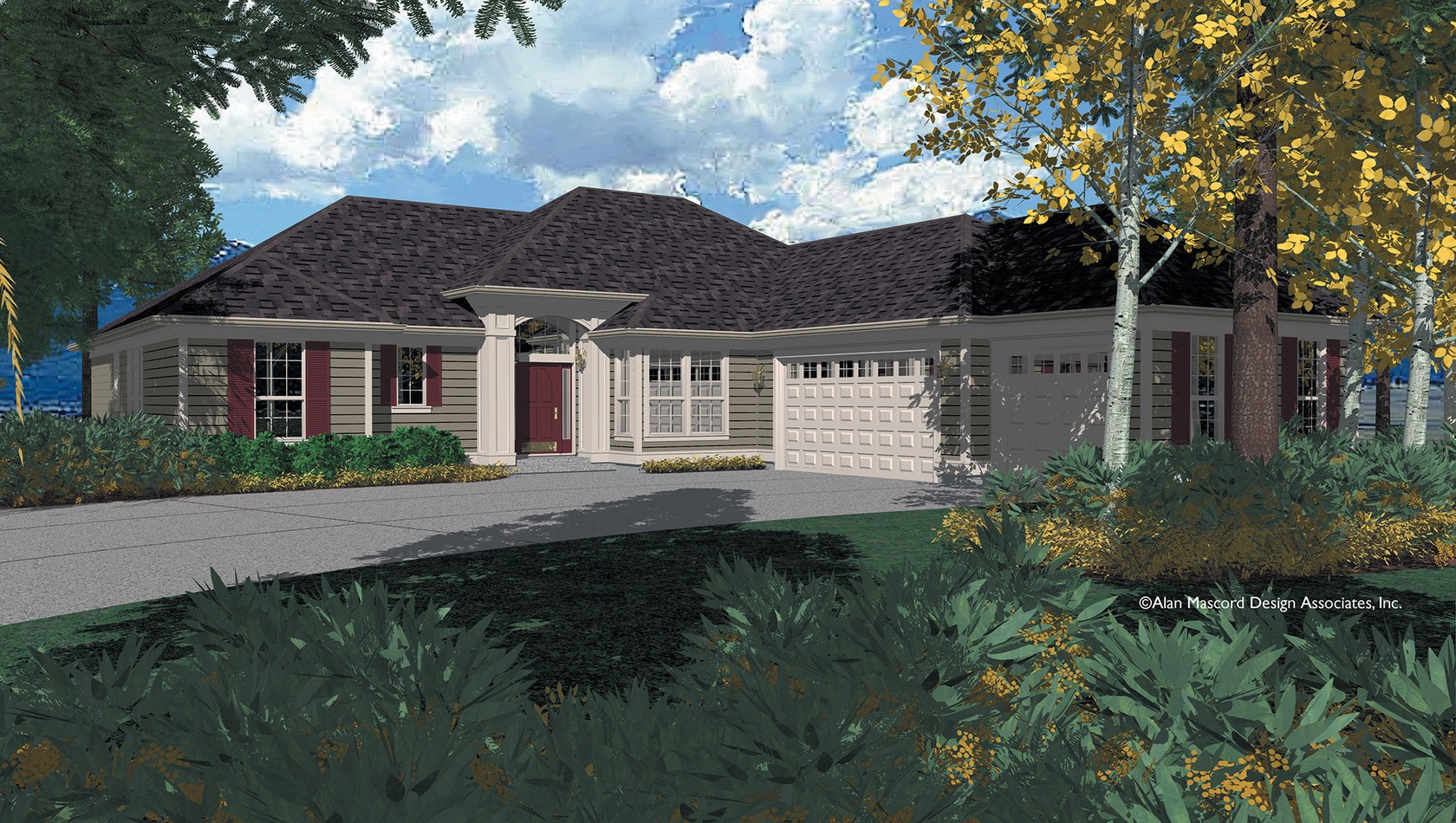 Mascord House Plan 1216: The Shawnee