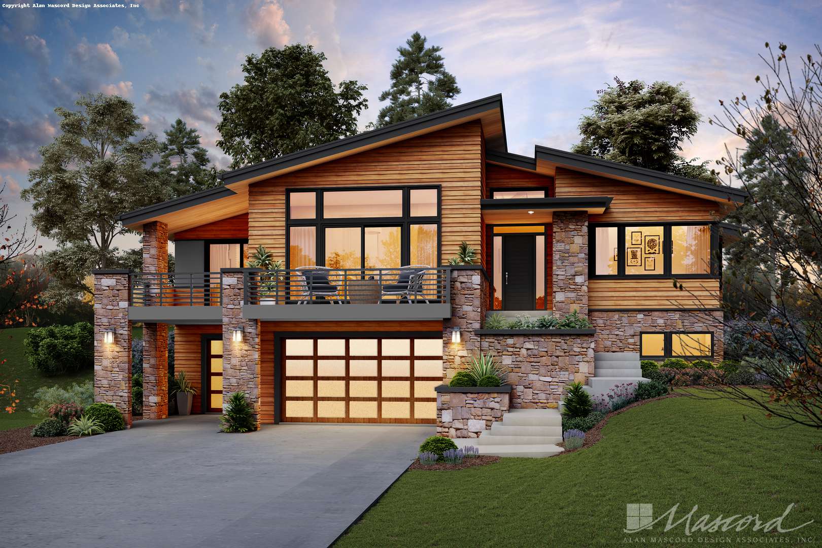 Contemporary House  Plan  1220L The Louisville 2707 Sqft 4 