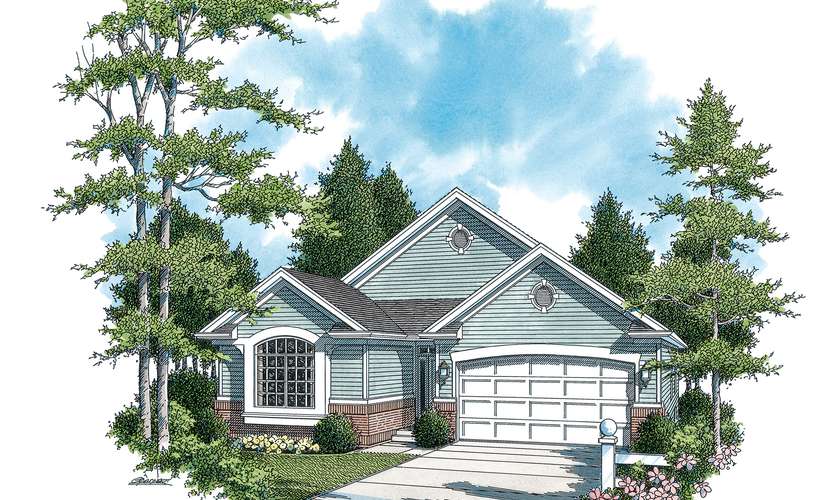 Mascord House Plan 1221A: The Kentwood