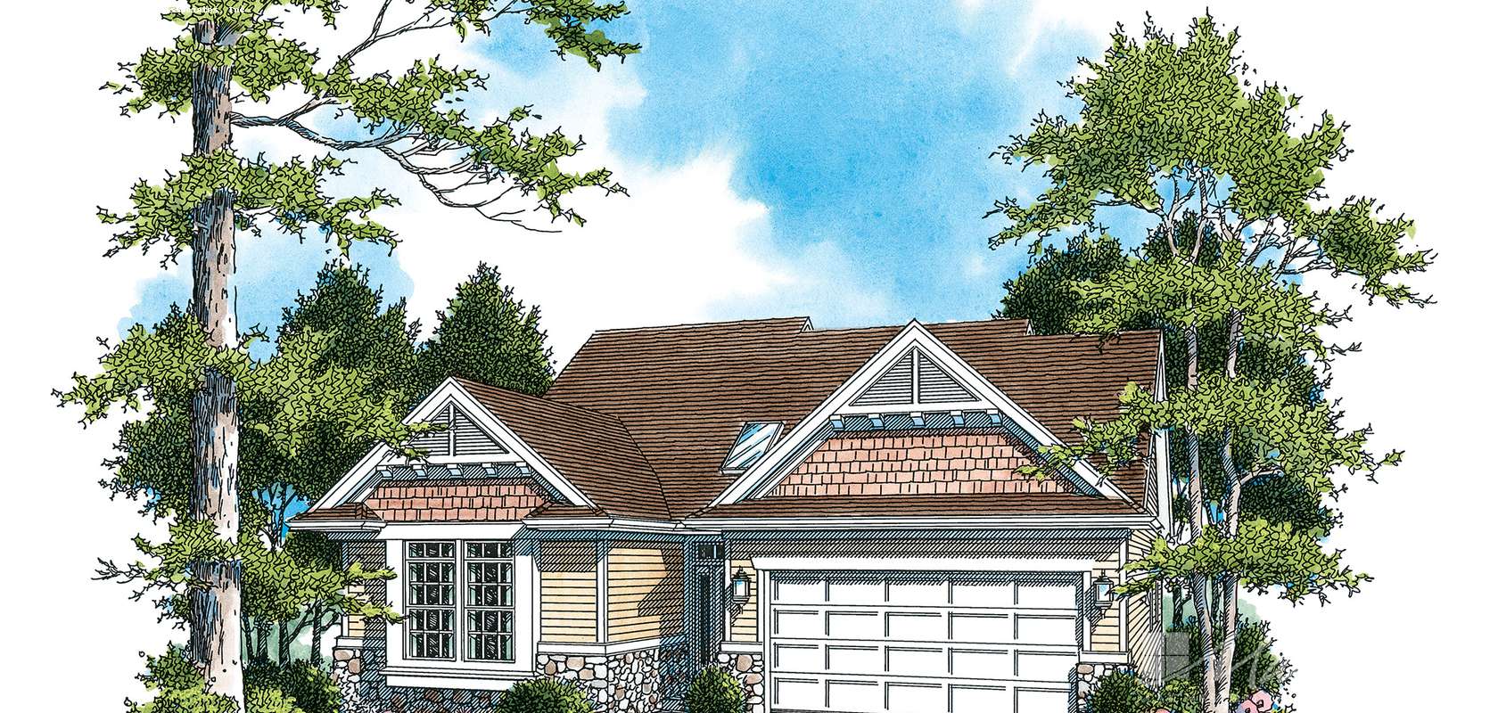 Mascord House Plan 1221B: The Nicole