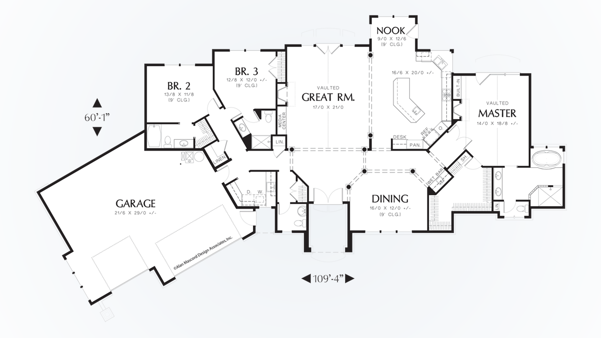 Contemporary House Plan 1225 The Hayden 2670 Sqft, 3 Beds, 3.1 Baths