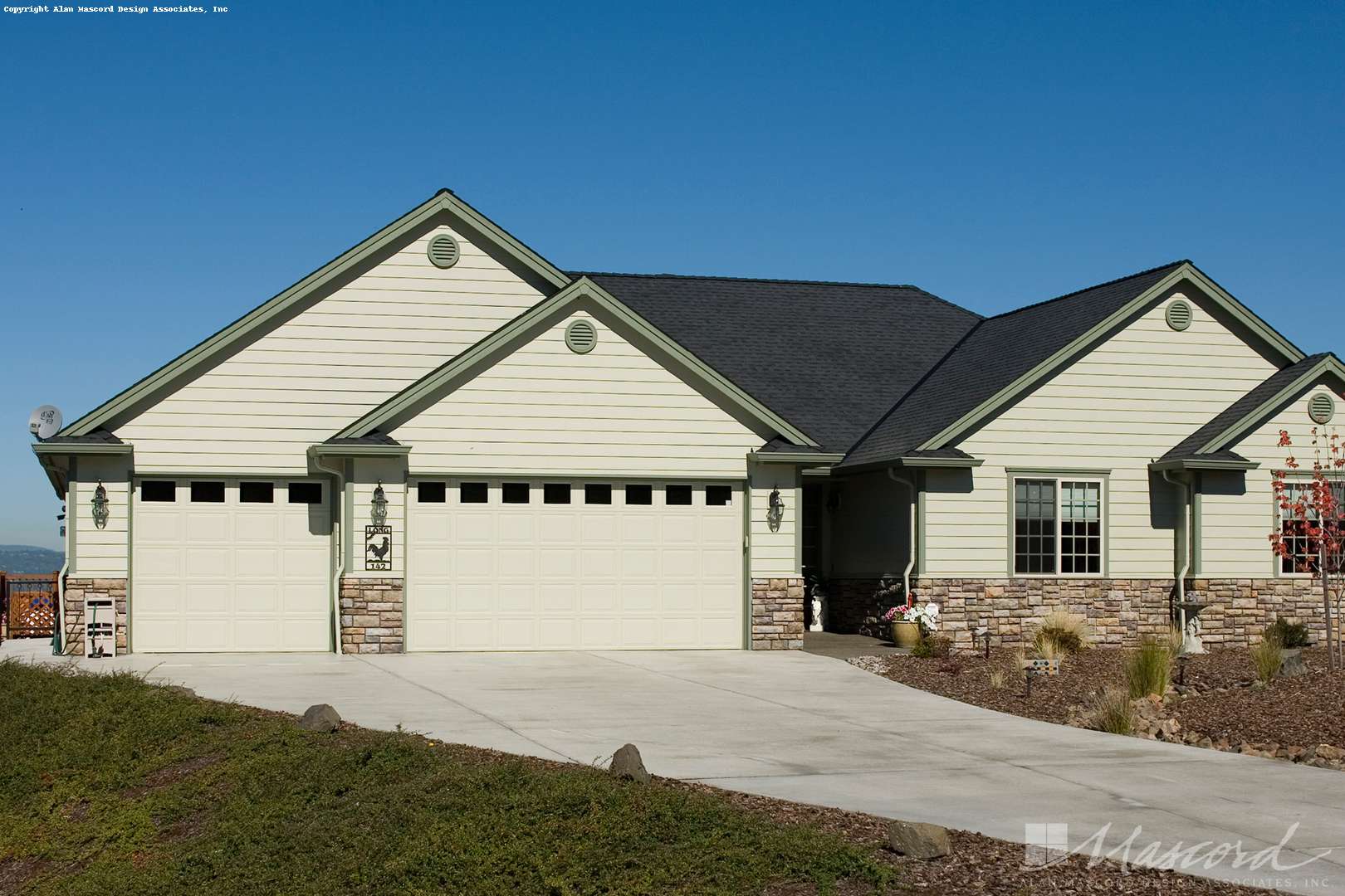 Ranch House Plan 1228A The Burdette 2149 Sqft, 3 Beds, 2.1 Baths