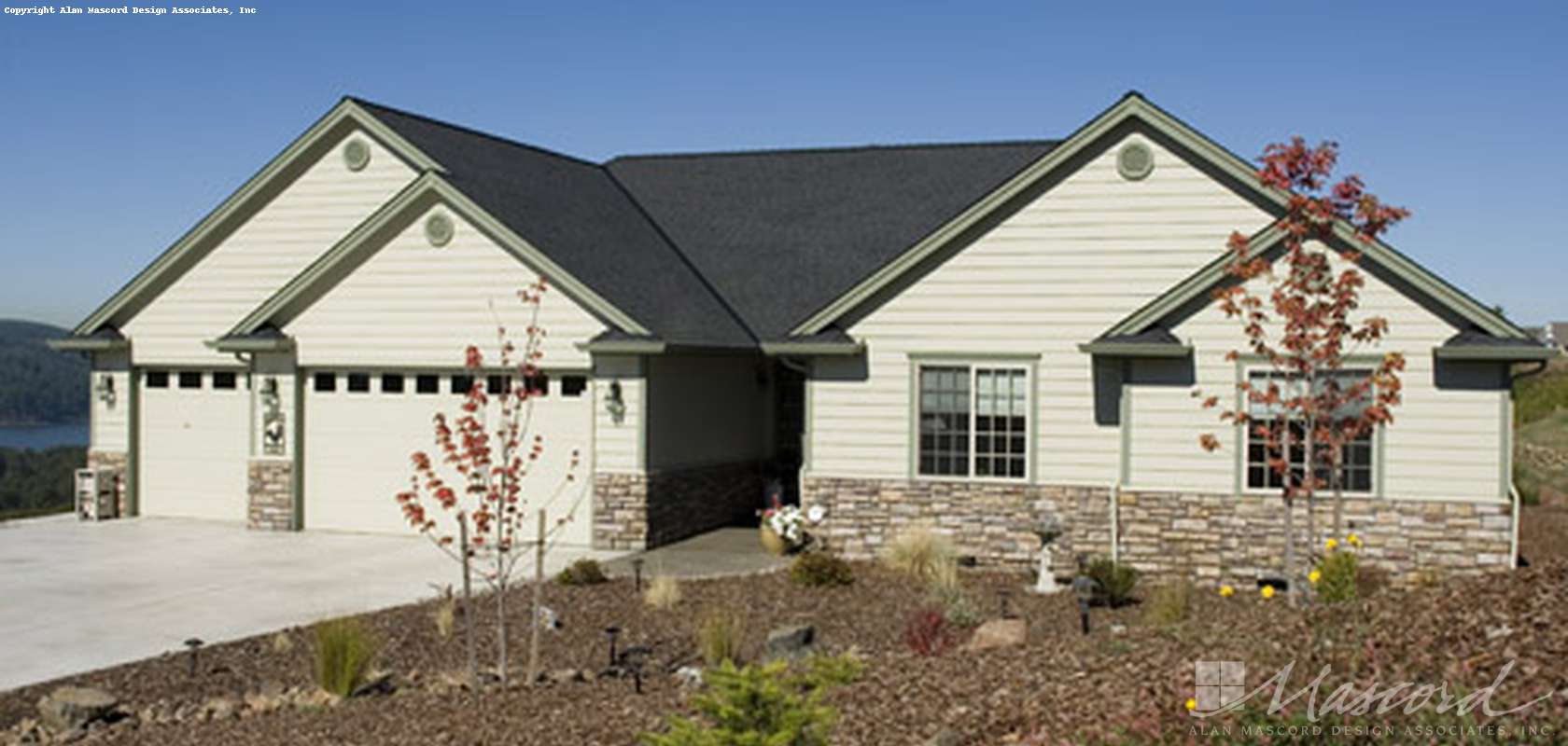 Mascord House Plan B1228A: The Burdette