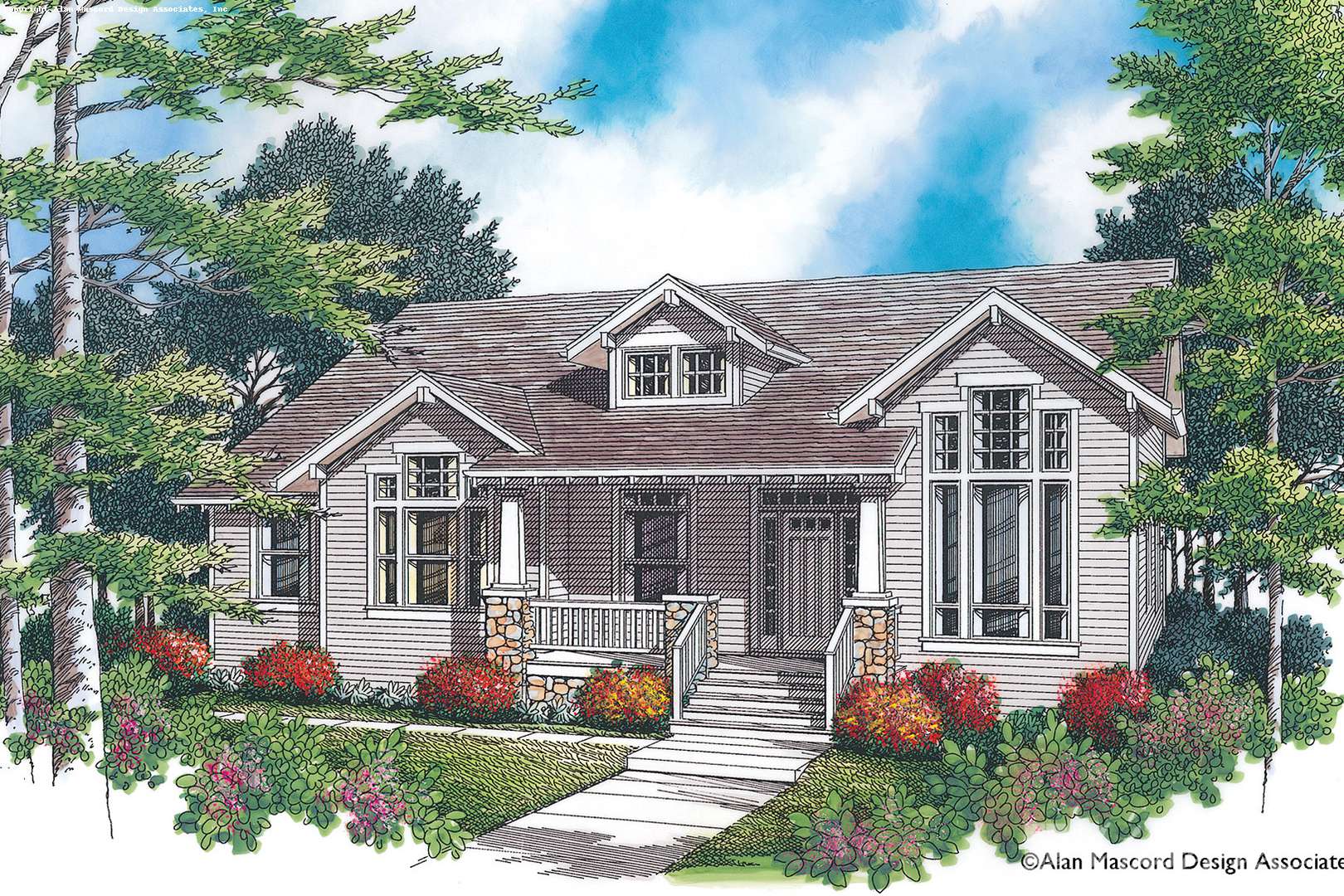 Craftsman House Plan 1229A The Preston: 2218 Sqft, 3 Beds, 2 Baths