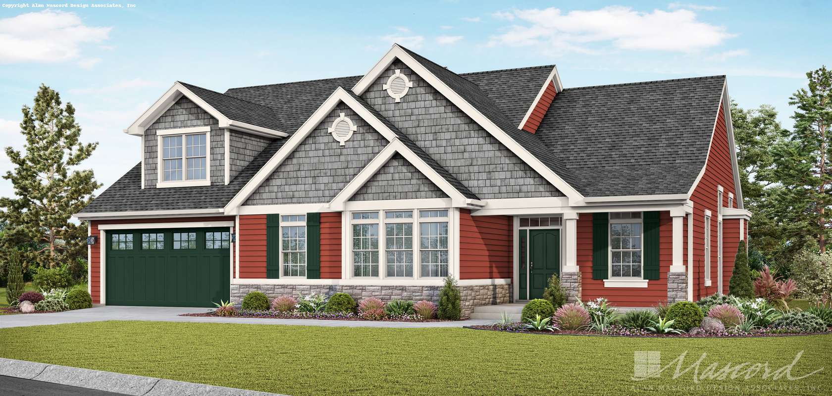 Mascord House Plan 1231EA: The La Quinta