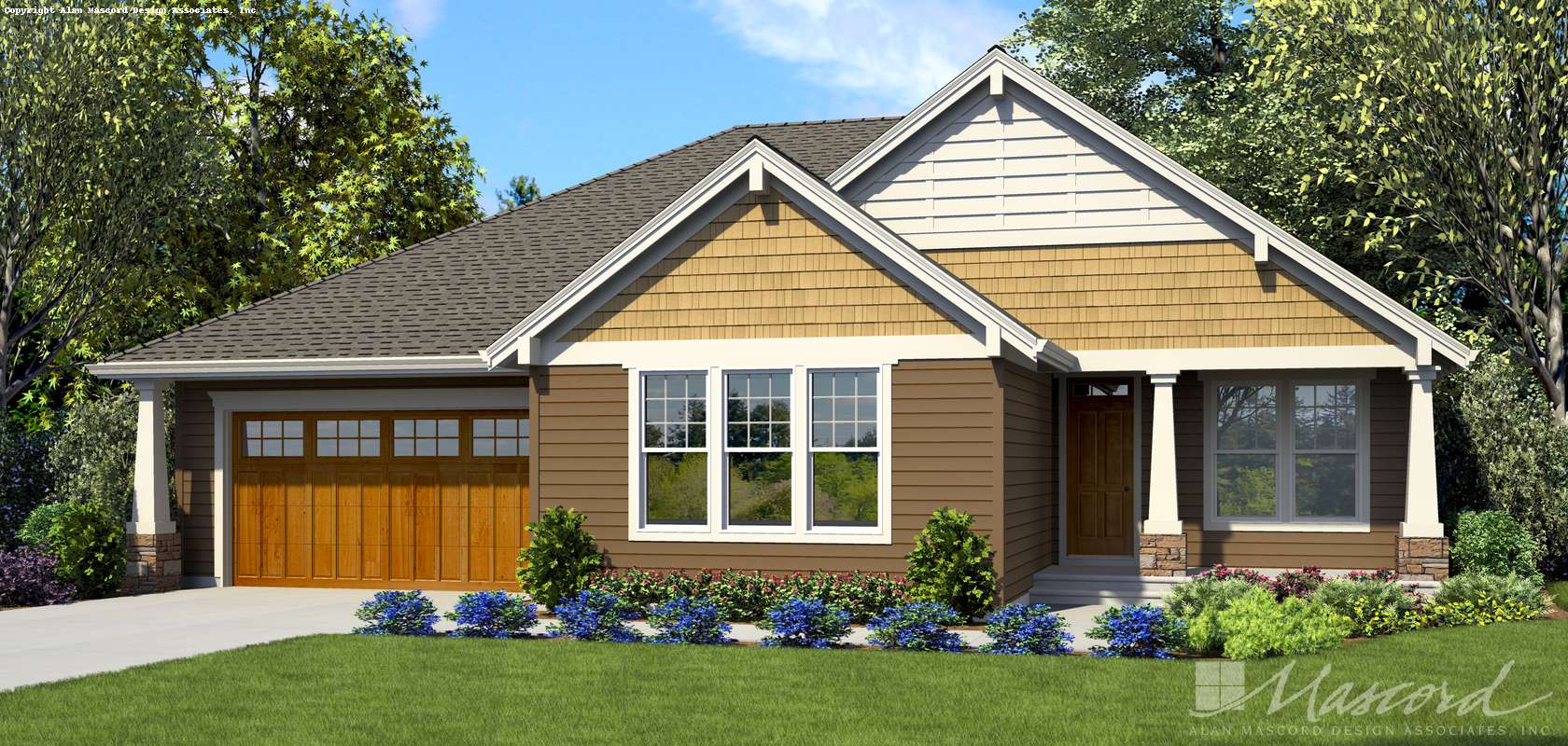 Mascord House Plan 1231Q: The Coopertown