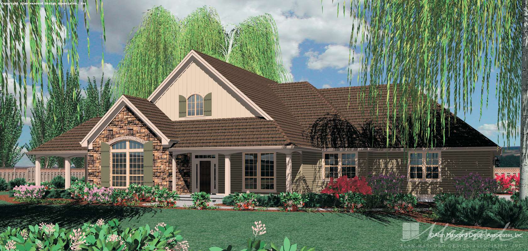Mascord House Plan 1232: The Garrett