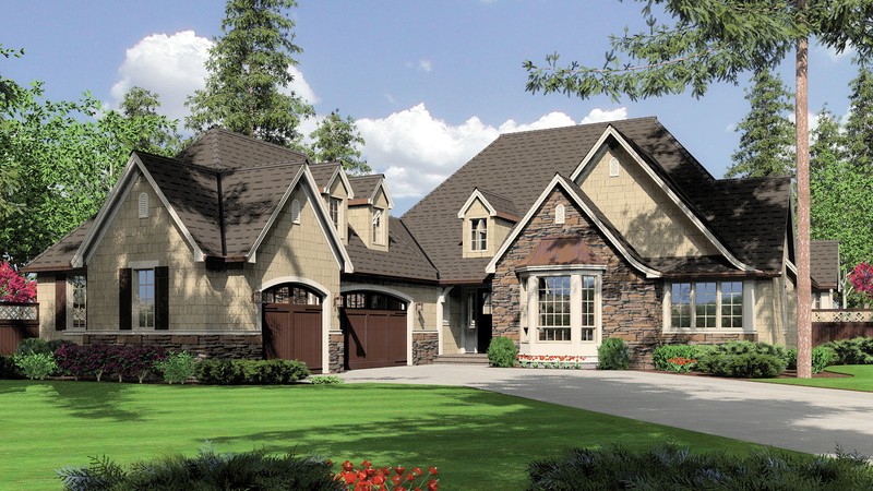  Courtyard Driveway House Plans  New Home Plans  Design