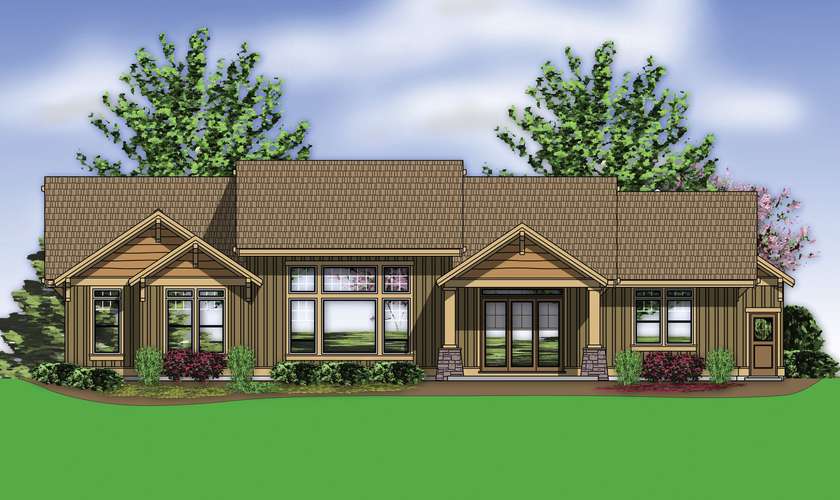 Craftsman House Plan 1235 The Broderick 2999 Sqft 4 Beds 2 1 Baths