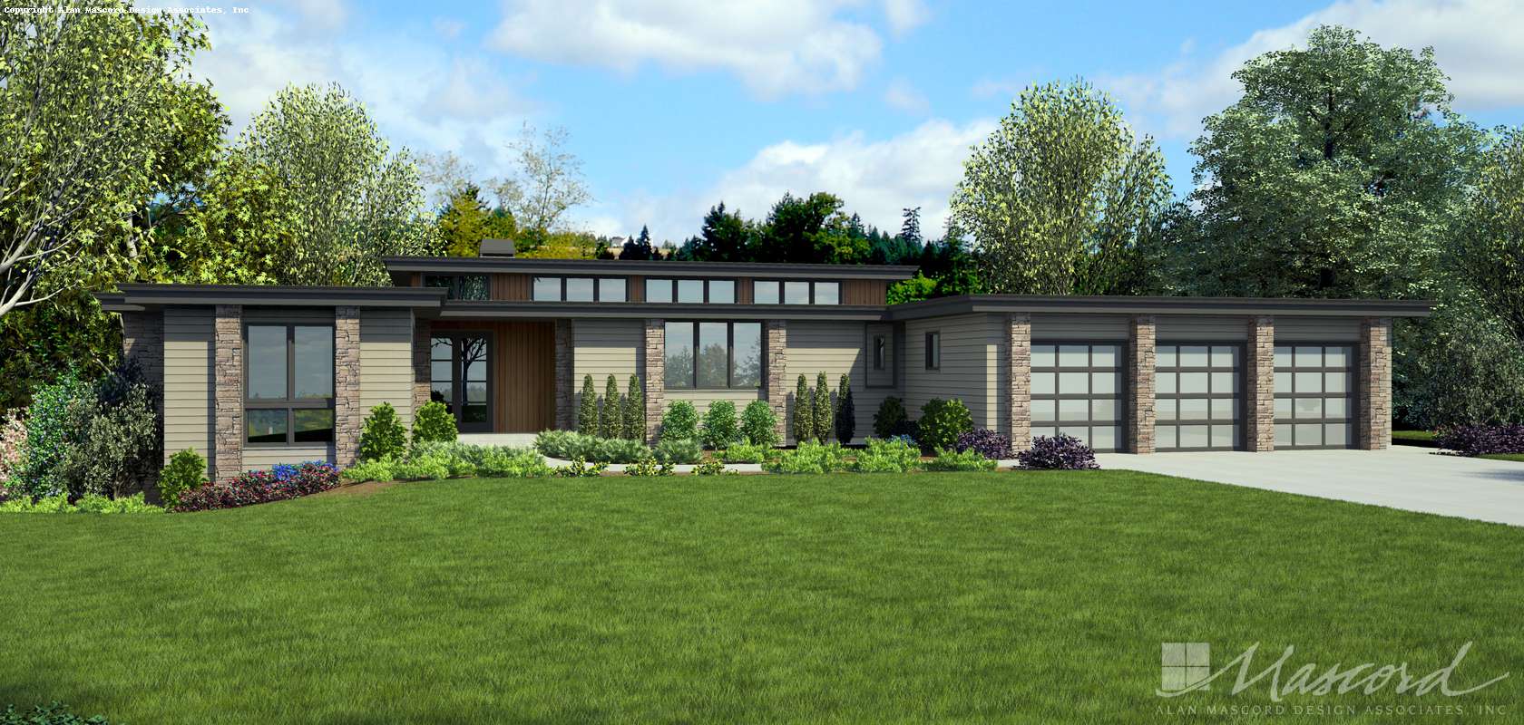 Mascord House Plan 1240A: The Lynville