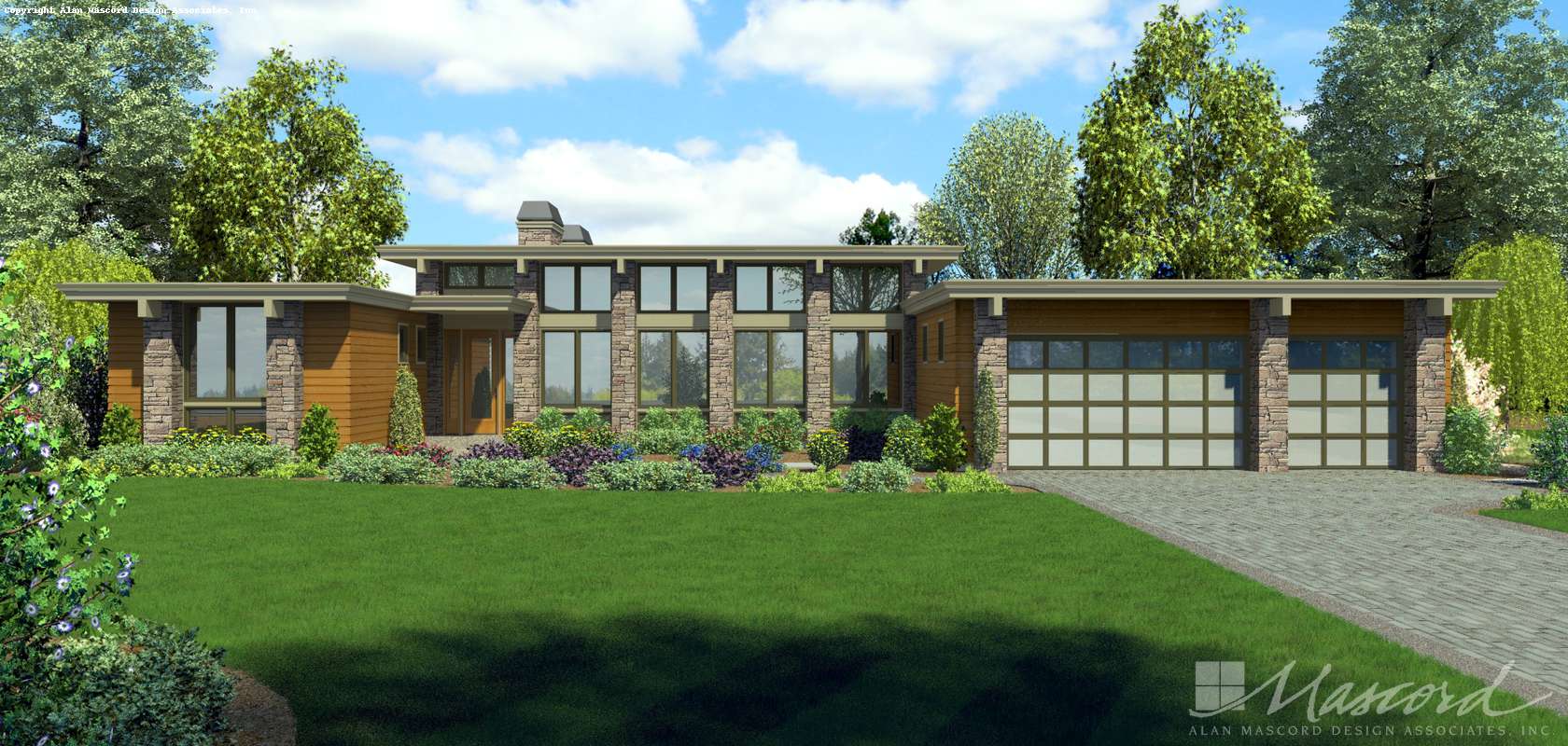 Mascord House Plan 1240C: The Goldsboro