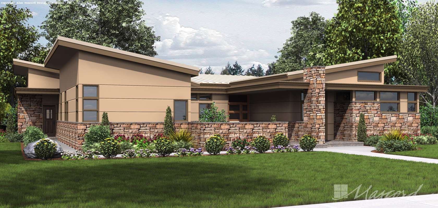 Mascord House Plan 1243: The Hamburg