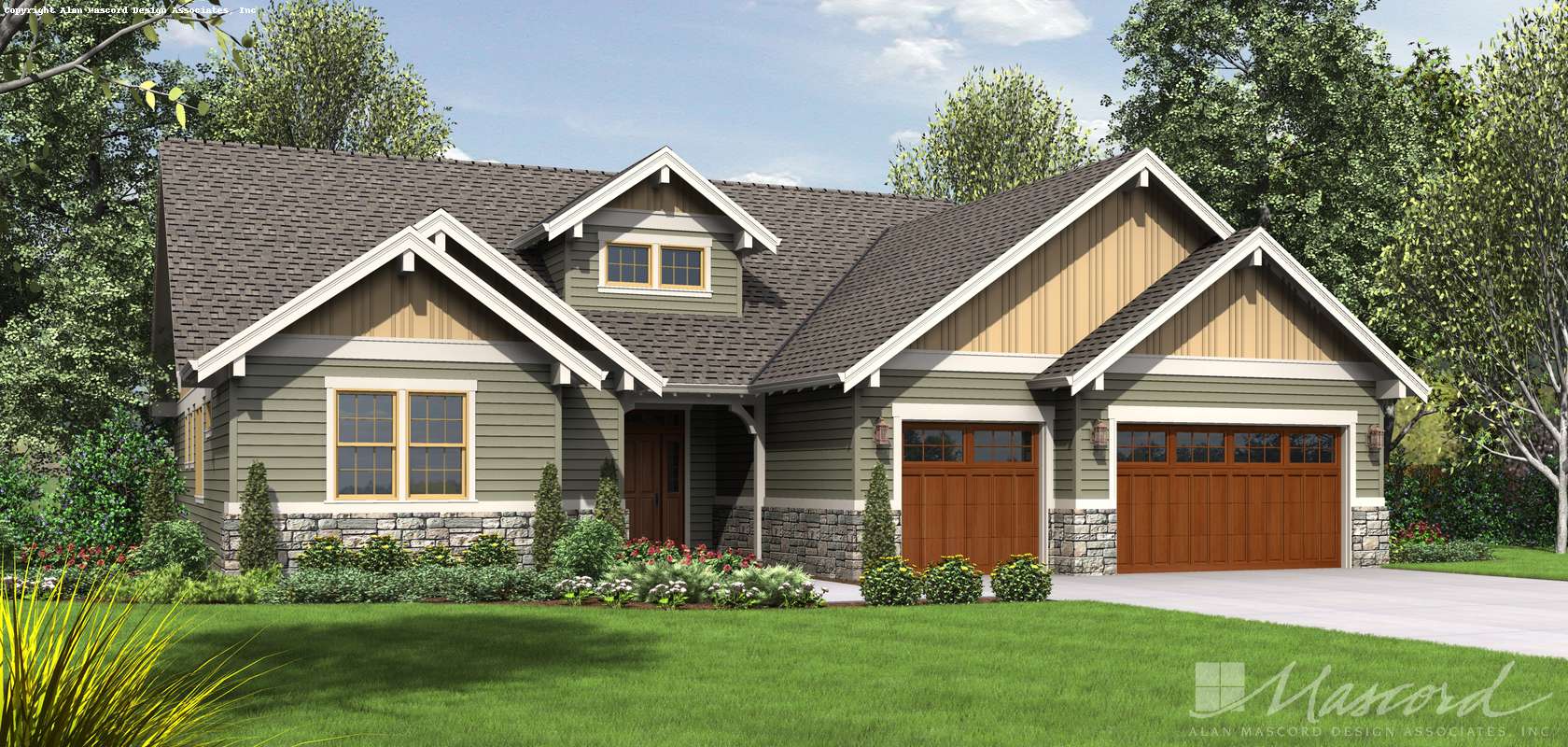 Craftsman House Plan 1245c The Lincoln 2368 Sqft 3 Beds 2 1 Baths