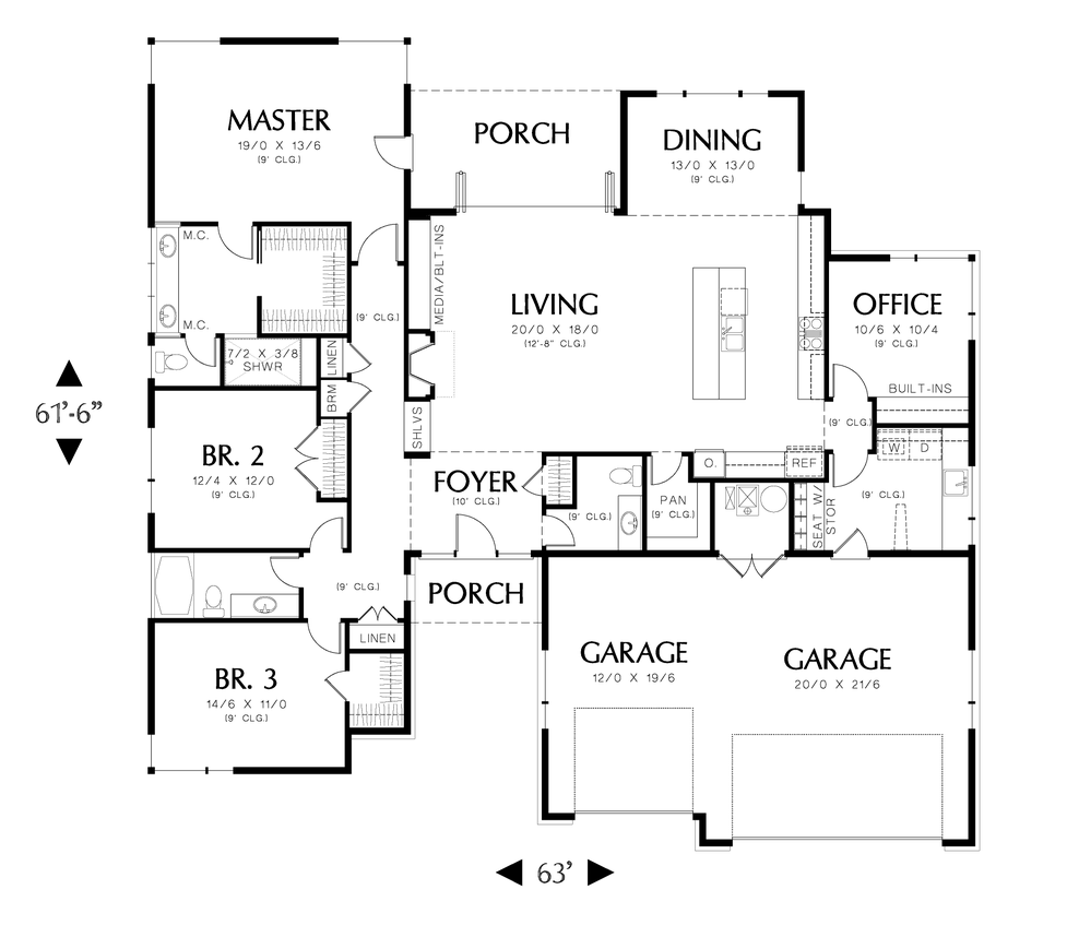 House Plan 1245 The Riverside