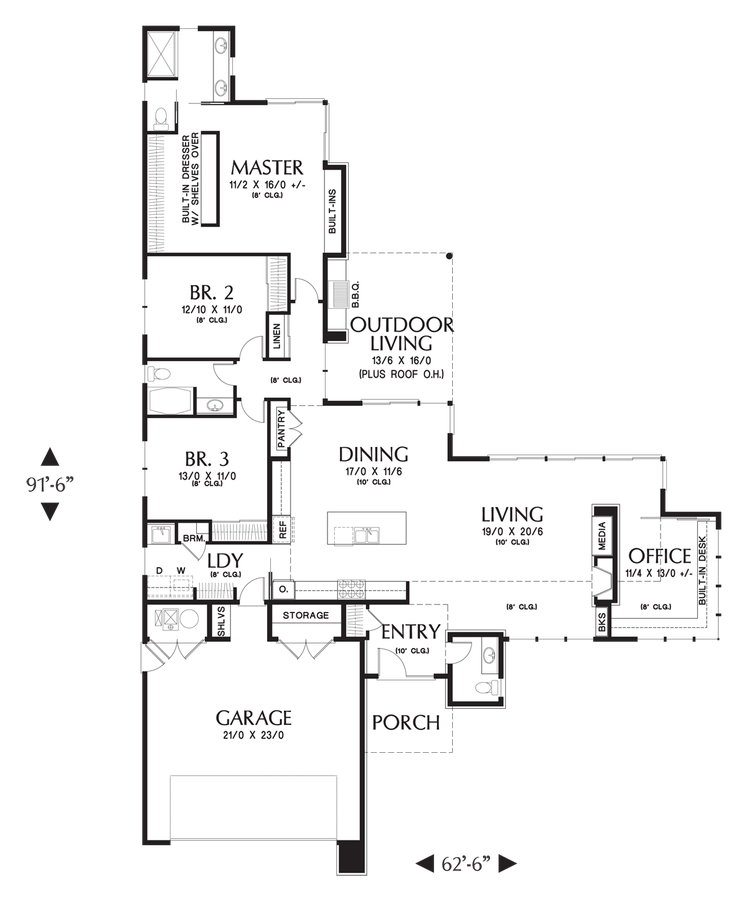 Contemporary House Plan 1246 The Houston 2159 Sqft 3 Beds 2 1 Baths