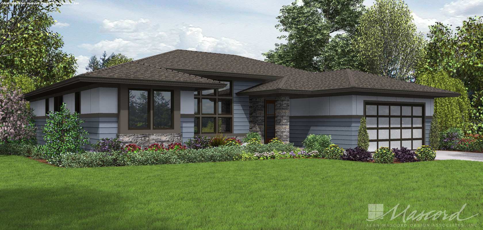 Mascord House Plan 1247A: The Baines