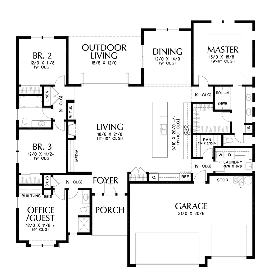 Contemporary House Plan 1247b The Erwin 2374 Sqft 4 Beds