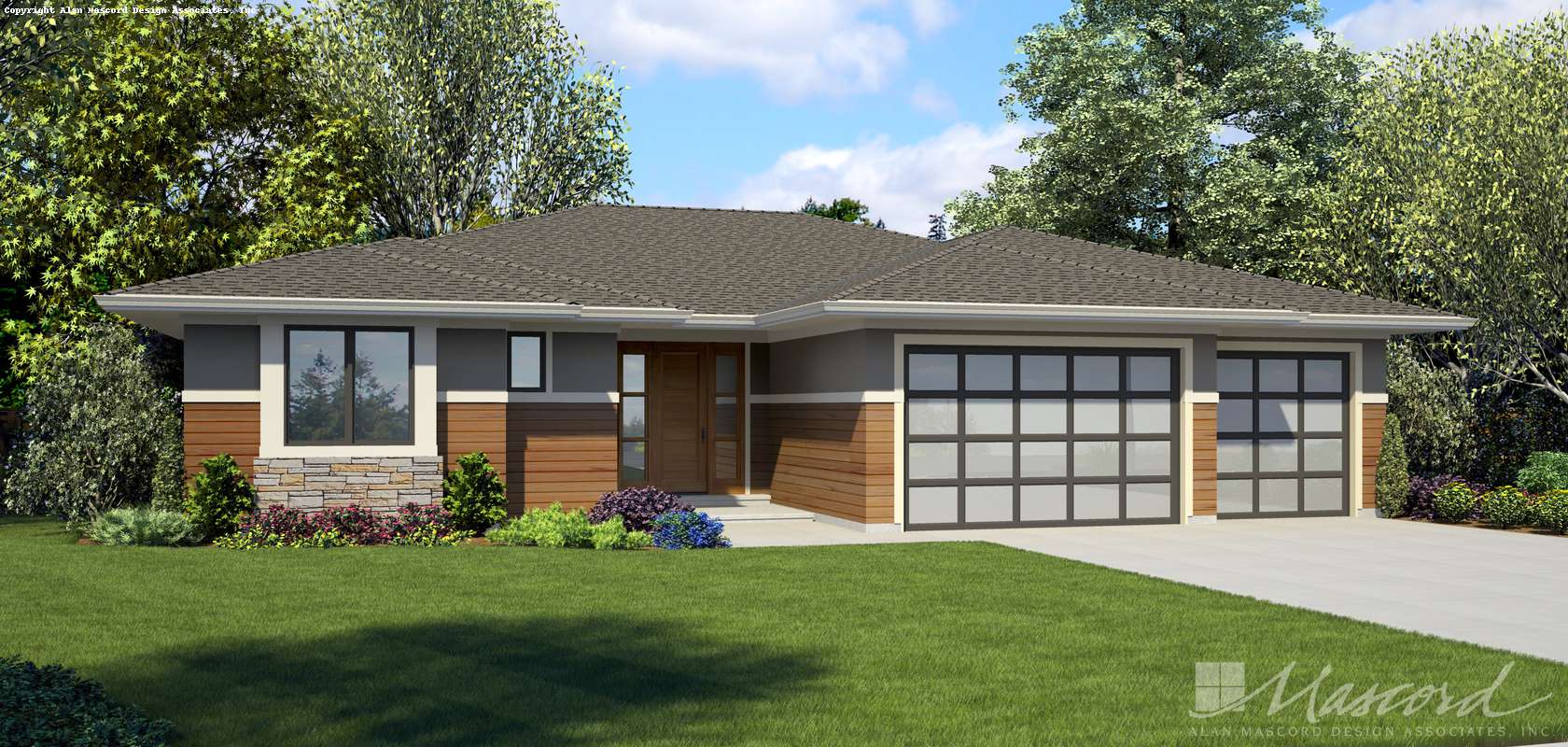 Mascord House Plan 1247B: The Erwin