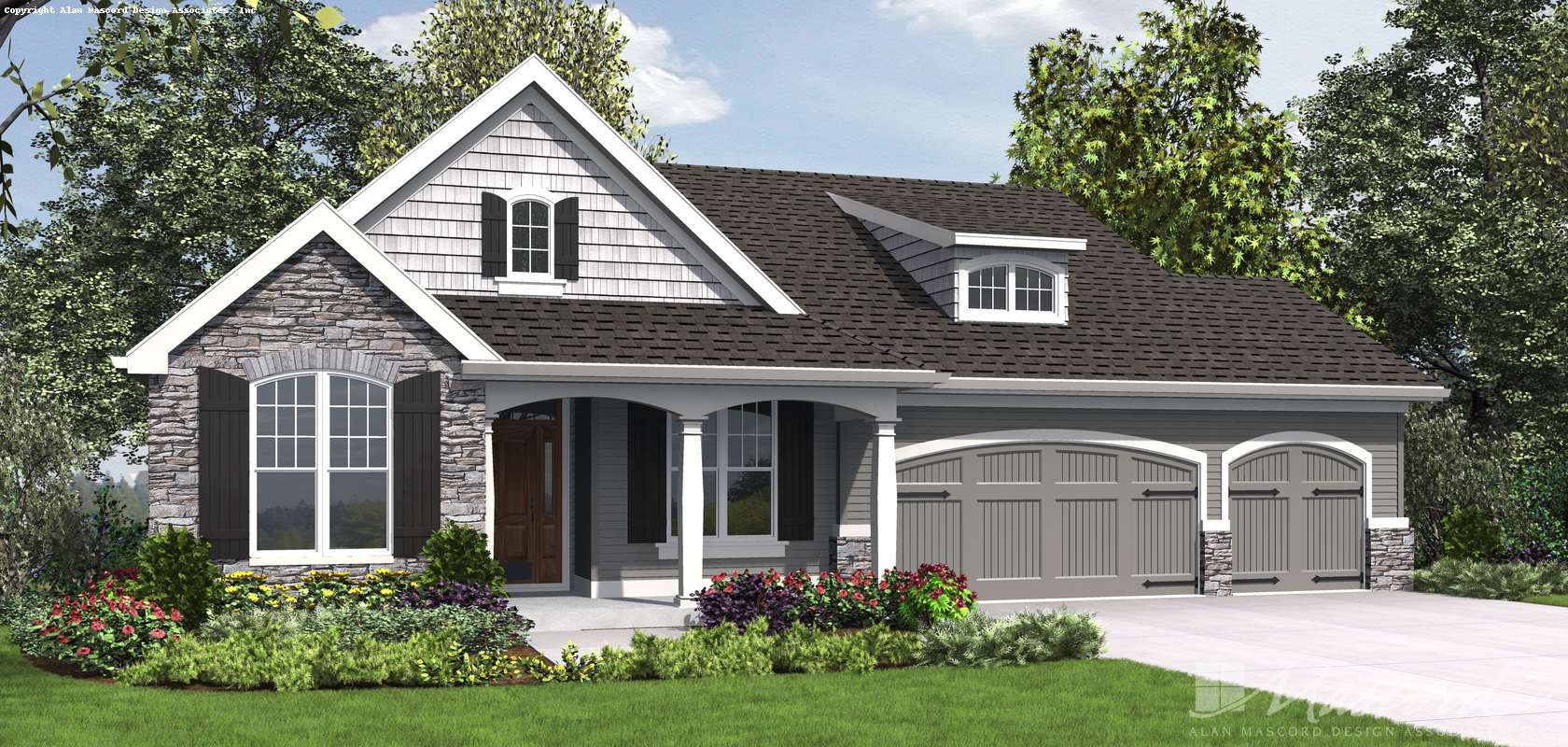 Mascord House Plan 1253: The Alamosa