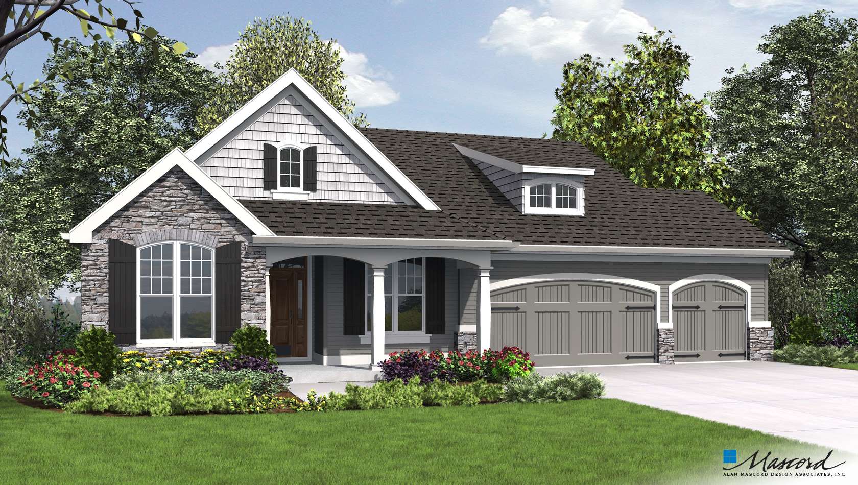 Mascord House Plan 1253: The Alamosa