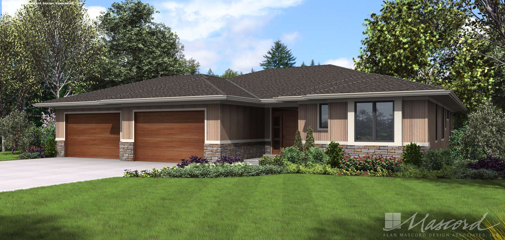 Mascord House Plan 1254: The Abingdon